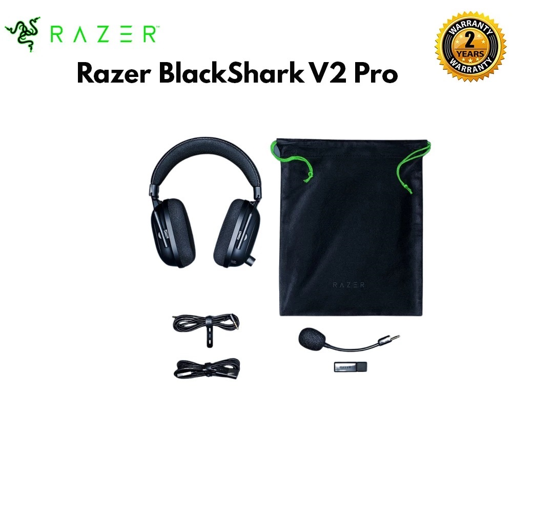 Tai nghe Gaming không dây Razer BlackShark V2 Pro - Hàng chính hãng