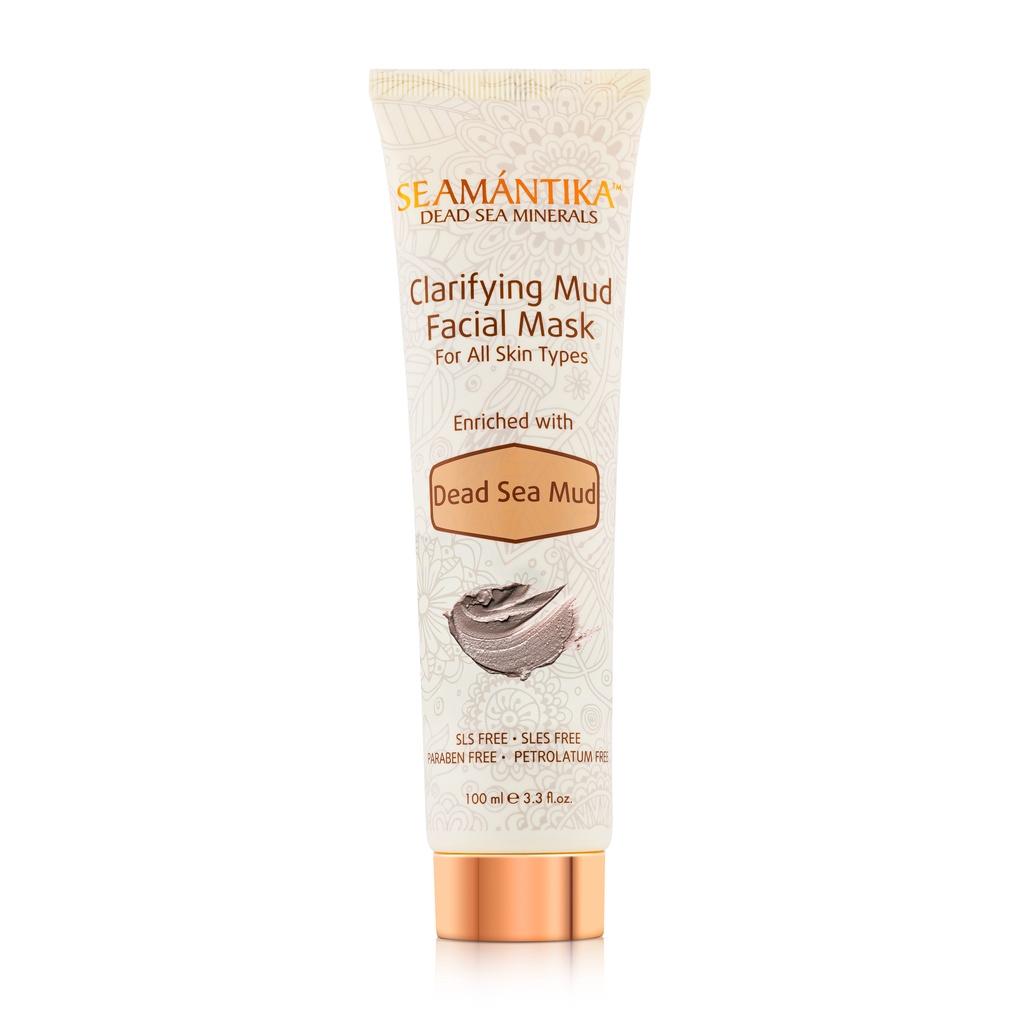 Mặt nạ bùn làm sáng da từ bùn biển chết, cho mọi loại da - CLARIFYING MUD FACIAL MASK - DEAD SEA MUD - Seamantika