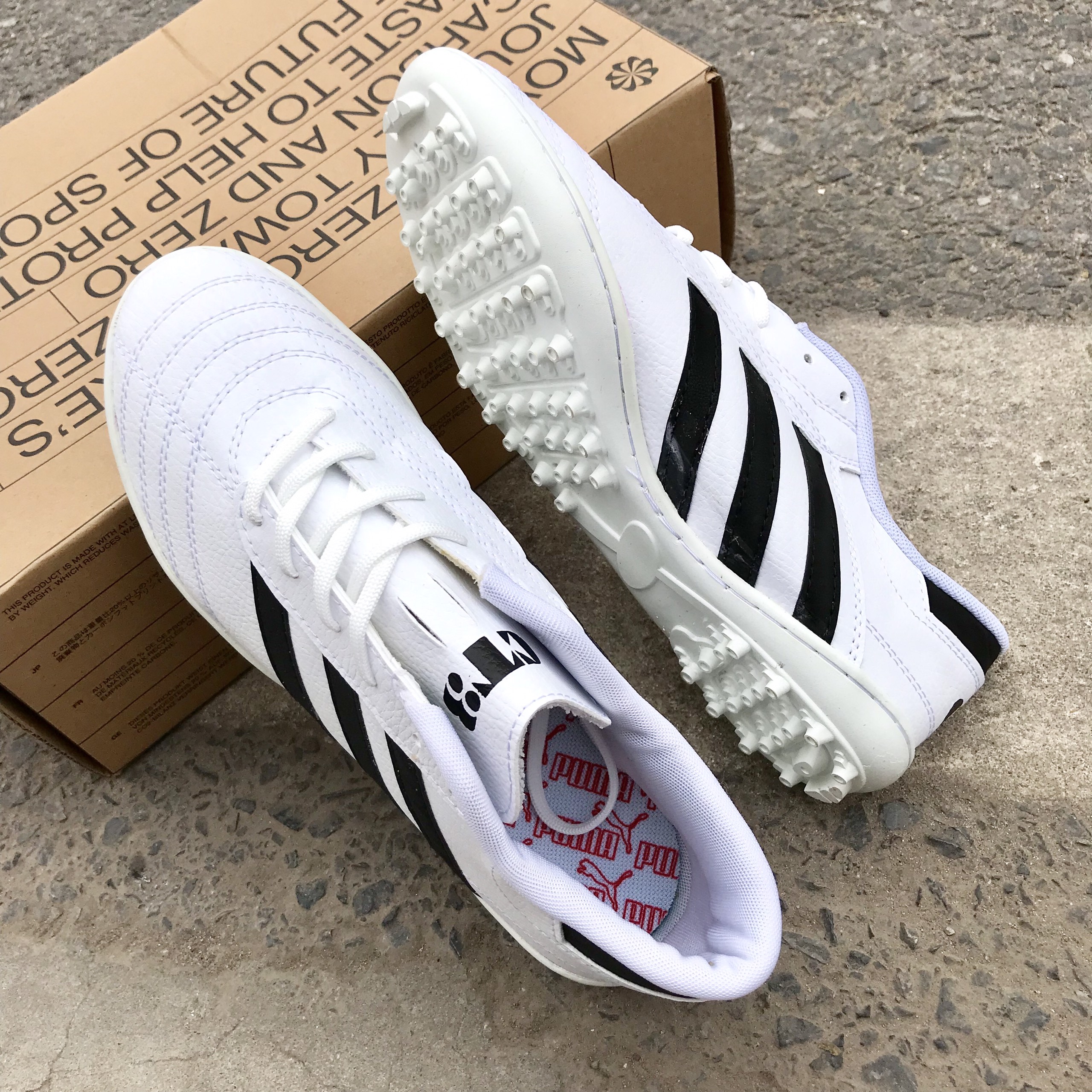 Giày bóng đá siêu phủi CT3 đế cao su VN cao cấp 2022