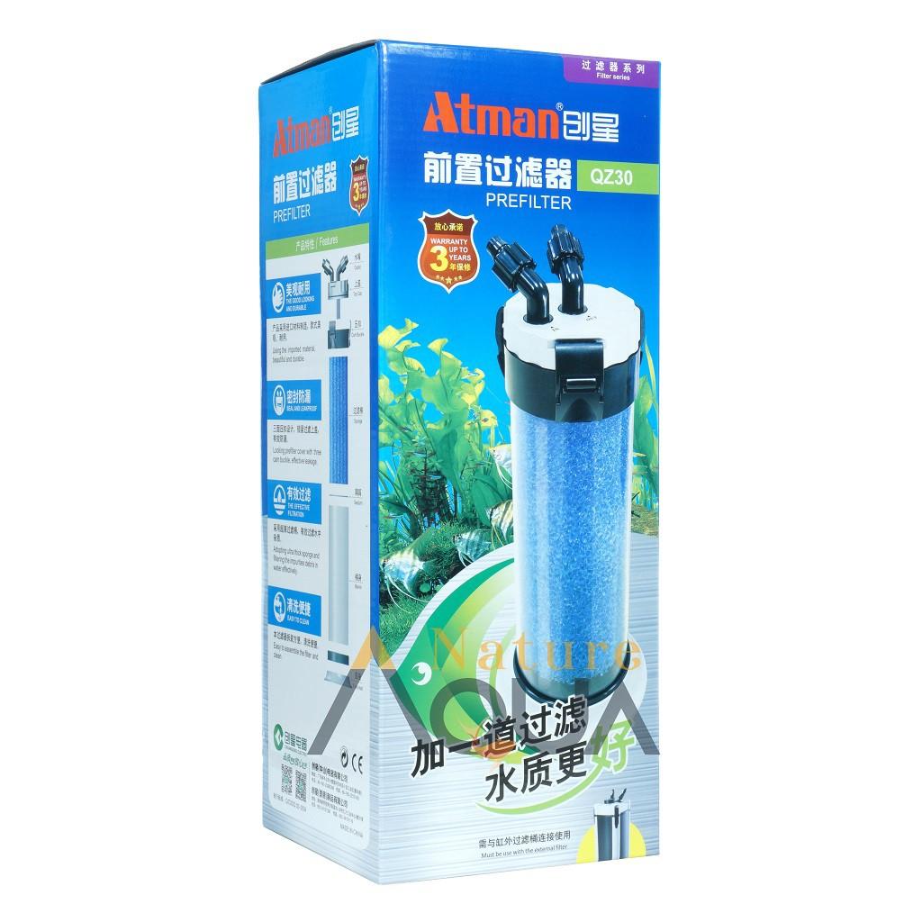 Atman QZ30 - Lọc phụ cho lọc thùng,có ống in size 12mm và 16mm