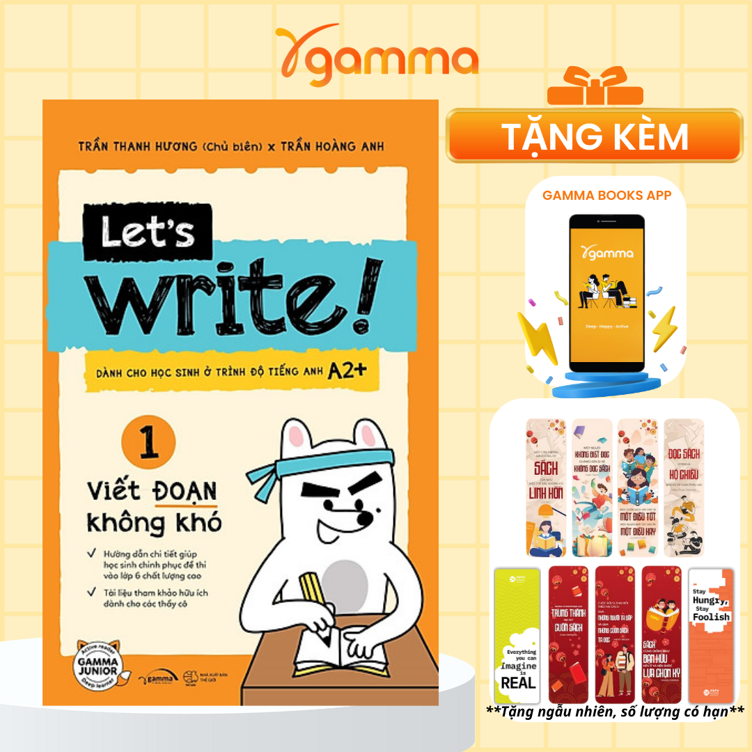 Let's Write! - Tập 1: Viết Đoạn Không Khó - BẢN QUYỀN