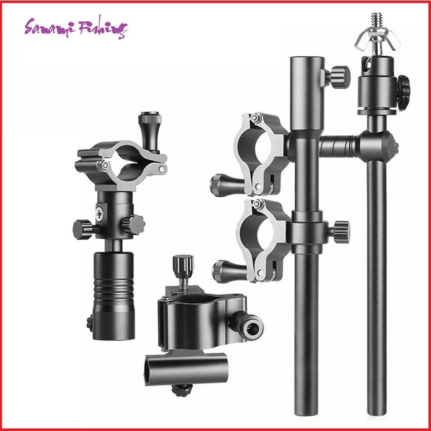 Bộ Pat Gắn Ghế - Pat Rọng Cá - Pat Chống Cần - Pat khay Mồi - Pat Đèn Câu Cá Cao Cấp LK-15 - SANAMI FISHING