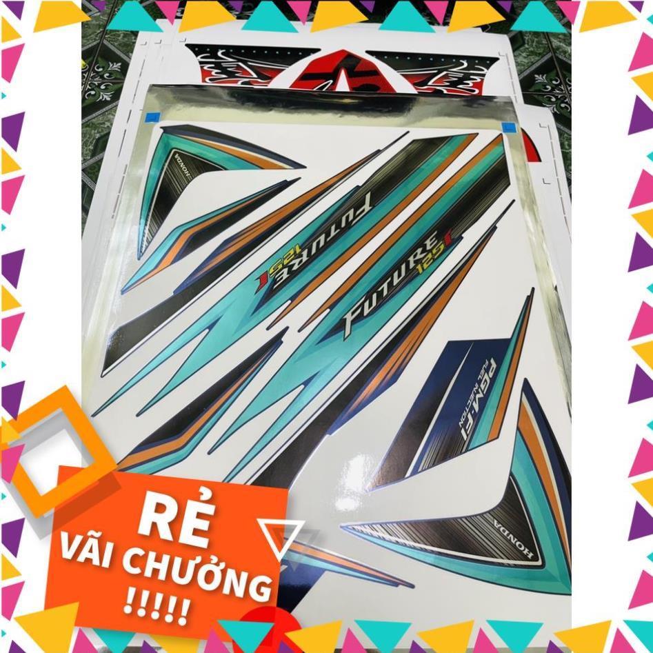 Tem Rời Future FI Mẫu Xanh Ngọc Cam Tem Crom