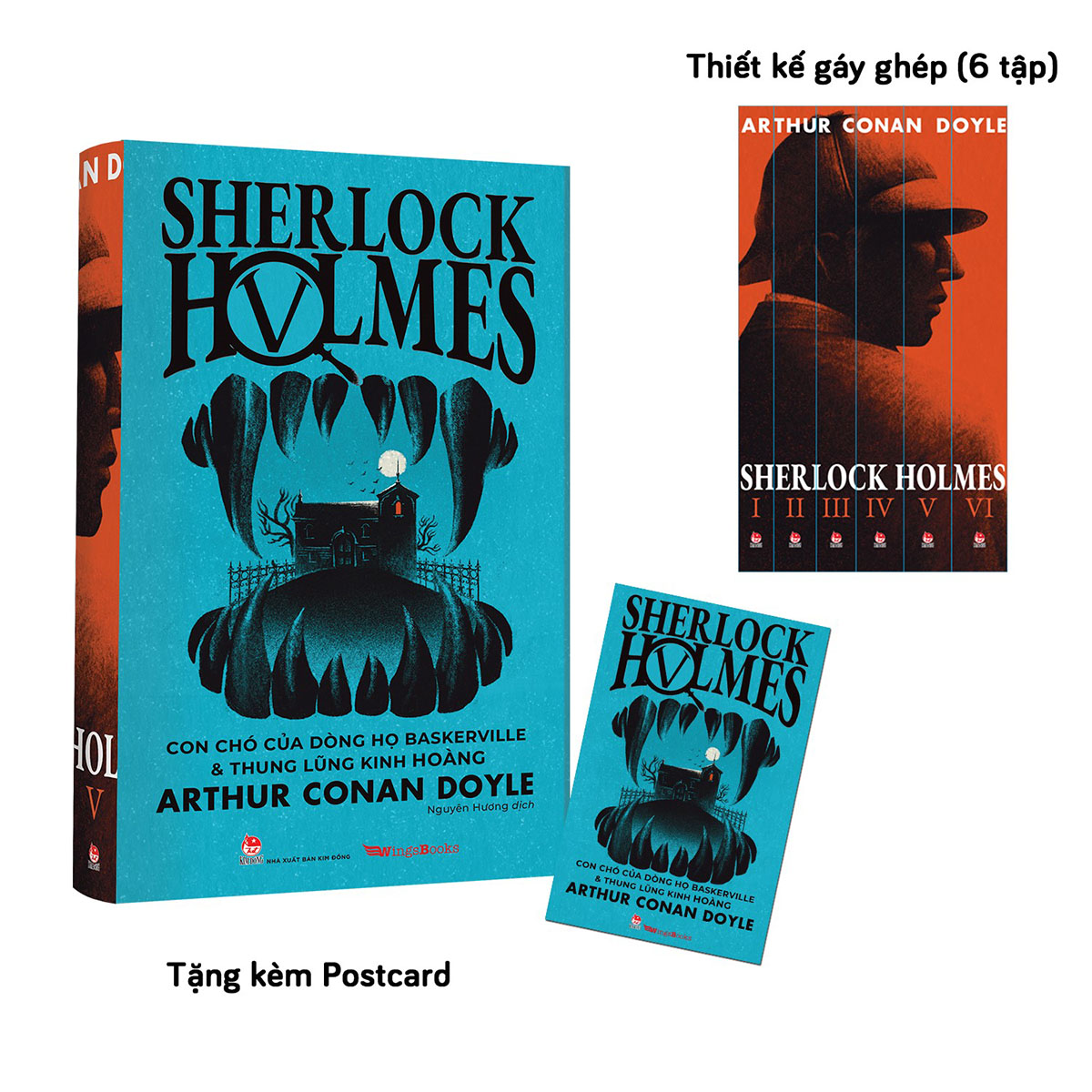 Con Chó Của Dòng Họ Baskerville &amp; Thung Lũng Kinh Hoàng (Sherlock Holmes – 5) [Tặng Postcard]