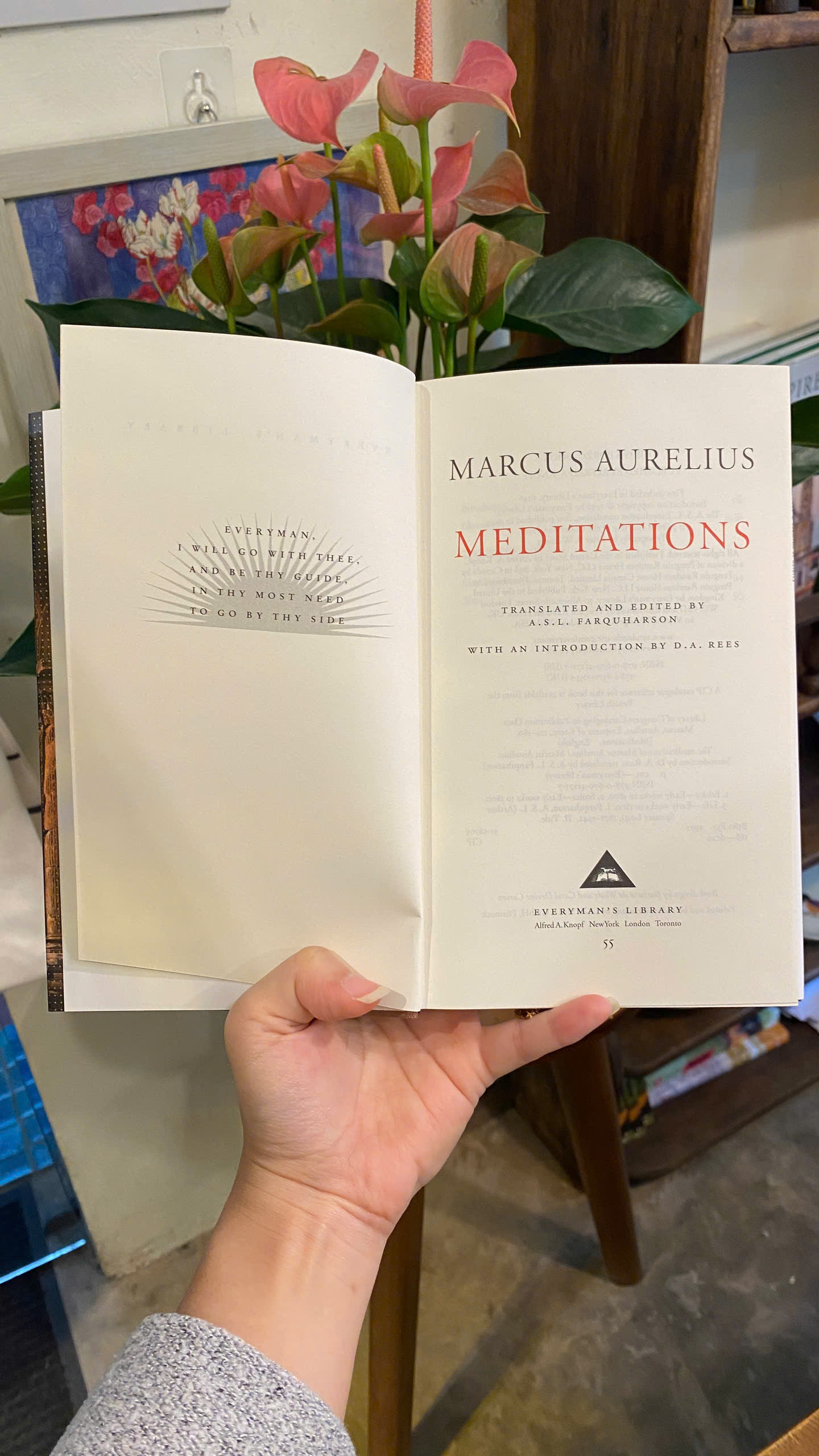 Sách - Meditations - Marcus Aurelius | Everyman’s Library / Classics Philosophy / Ngoại văn Bìa cứng