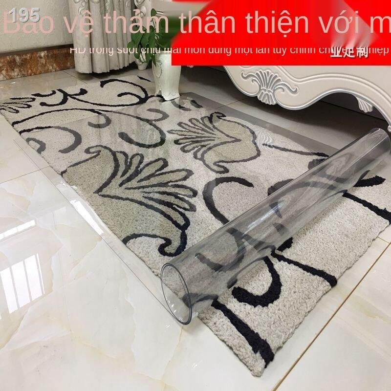 Màng bảo vệ thảm nhựa, trải sàn chống trơn PVC, bàn cafe phòng khách ngủ, dầu bếp và lau chân thấm