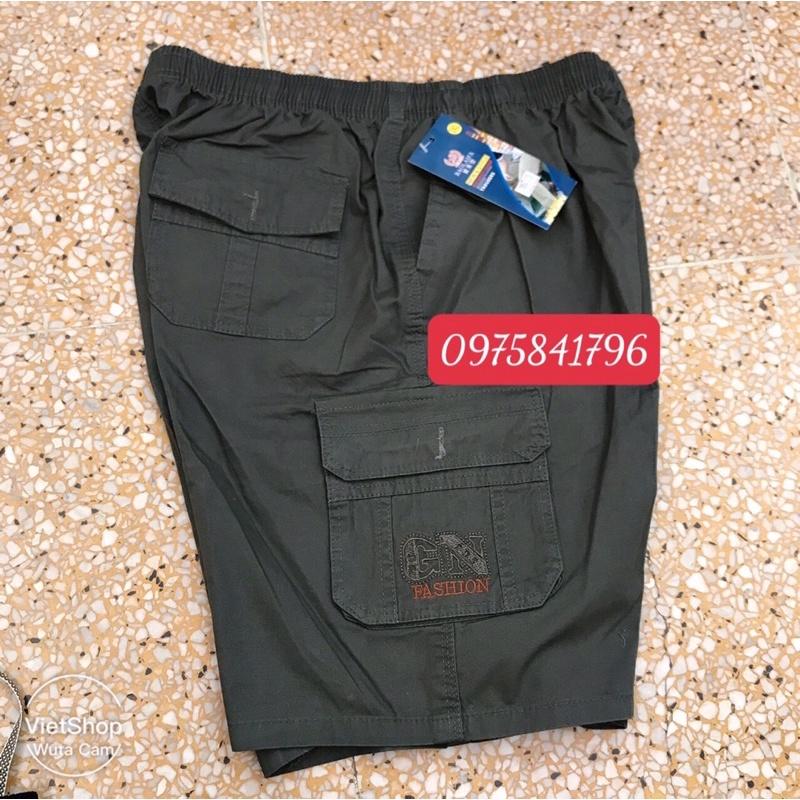 Quần ngố thô kaki nam trung niên chất mềm đẹp có size cho người 90kg