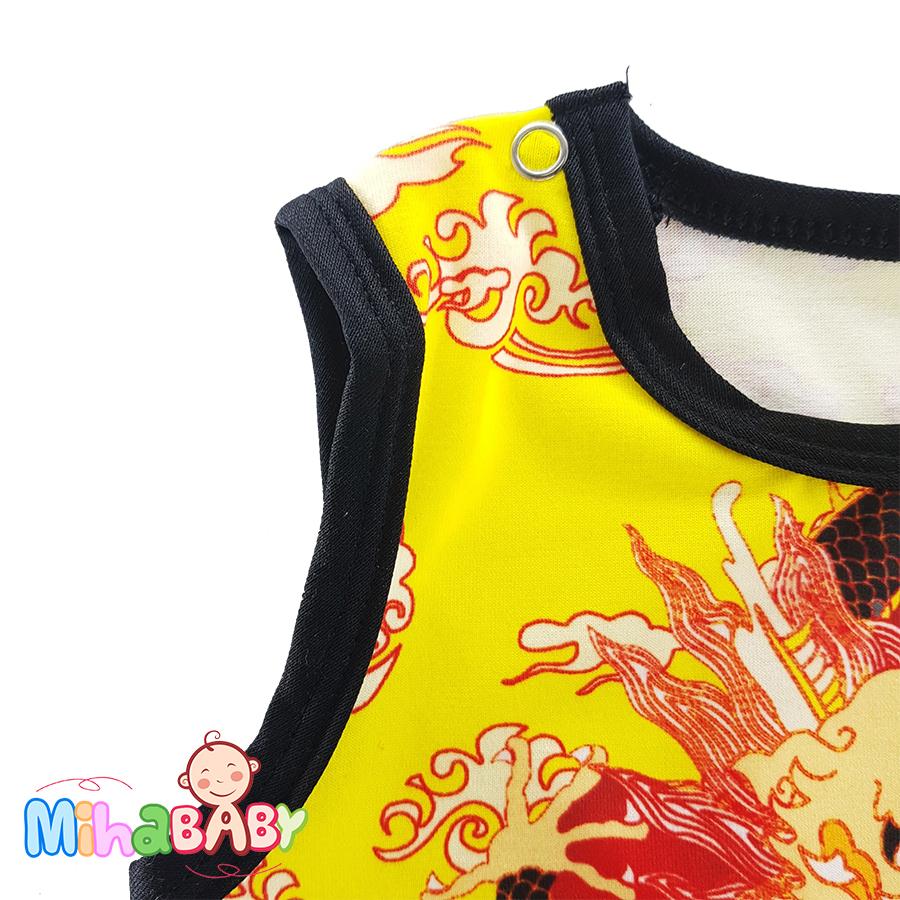 Bộ Bodysuit Tết Cho Bé Hình Vua Rồng Vàng - Mihababy - BDS_VUA