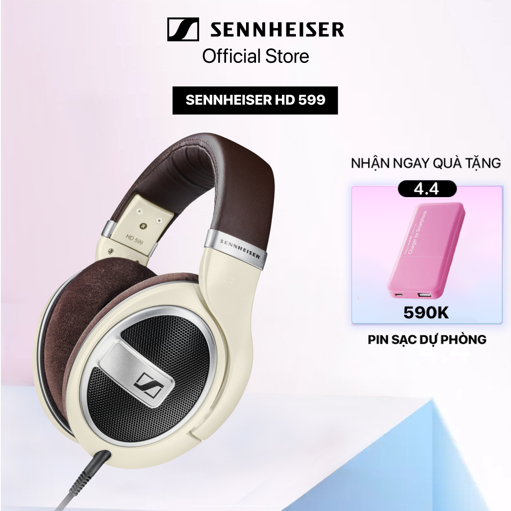 Tai Nghe Chụp Tai Sennheiser HD 599 Hi-Res - Hàng Chính Hãng