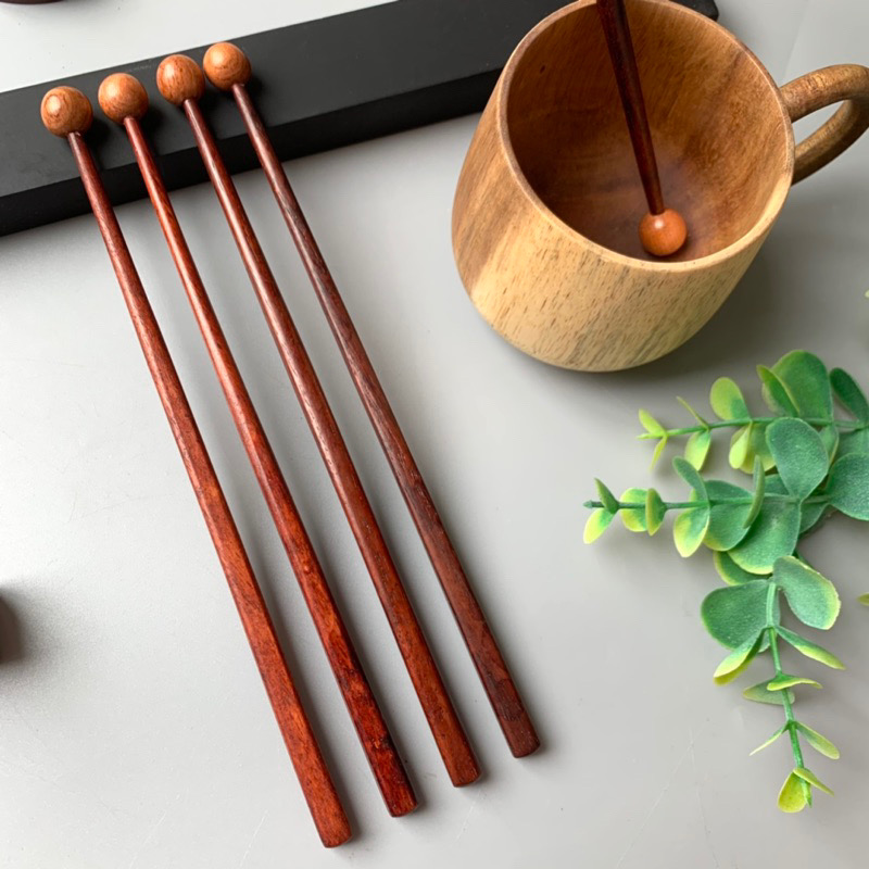 Thìa khuấy Trà và Cà Phê bằng gỗ Hương 20cm