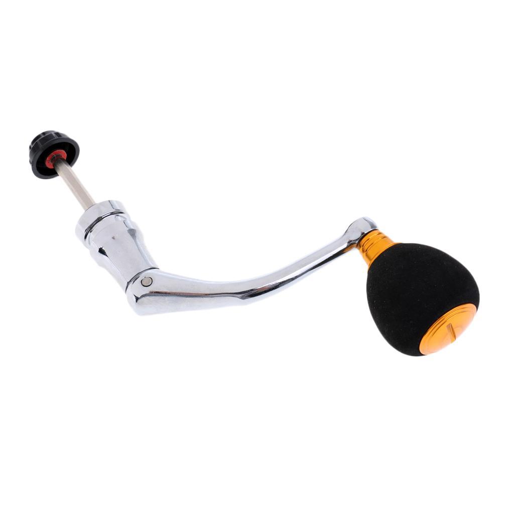 2x Full Metal Fishing Reel Handle Ball Knob Replacement for L Reels
