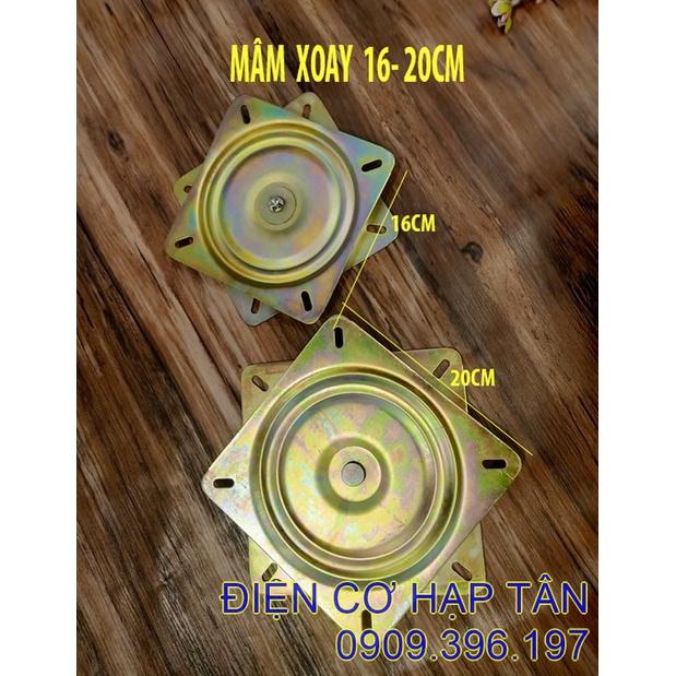 MÂM XOAY 160, 200MM -VÀNG -CHO NGÀNH MỘC