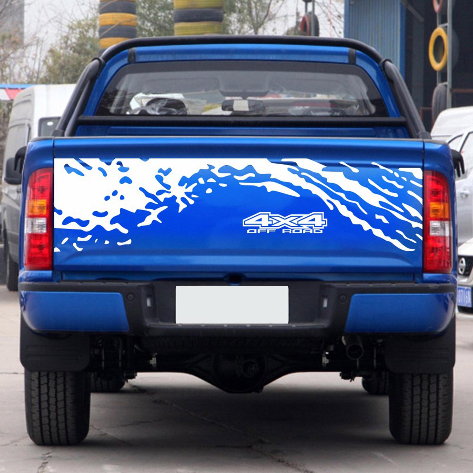 Car Auto Body Sticker Vinyl Graphics Decals, Car Stylin Decals Tail Stripes Pickup Trunk Car Rear Decor Sticker