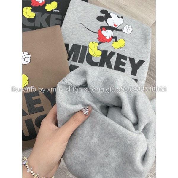 Bộ Mickey nữ chất nỉ đẹp siêu ấm thời trang 197