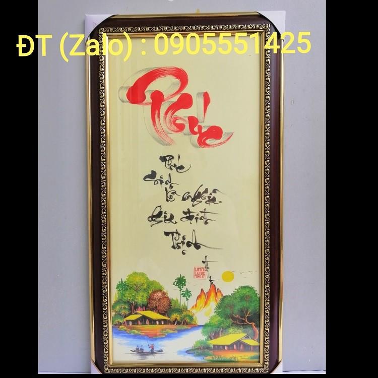 Bộ tranh thư pháp PHÚC LỘC THỌ. Quà tặng mừng thọ, mừng tân gia, khai trương.Quà tặng ông bà,cha mẹ