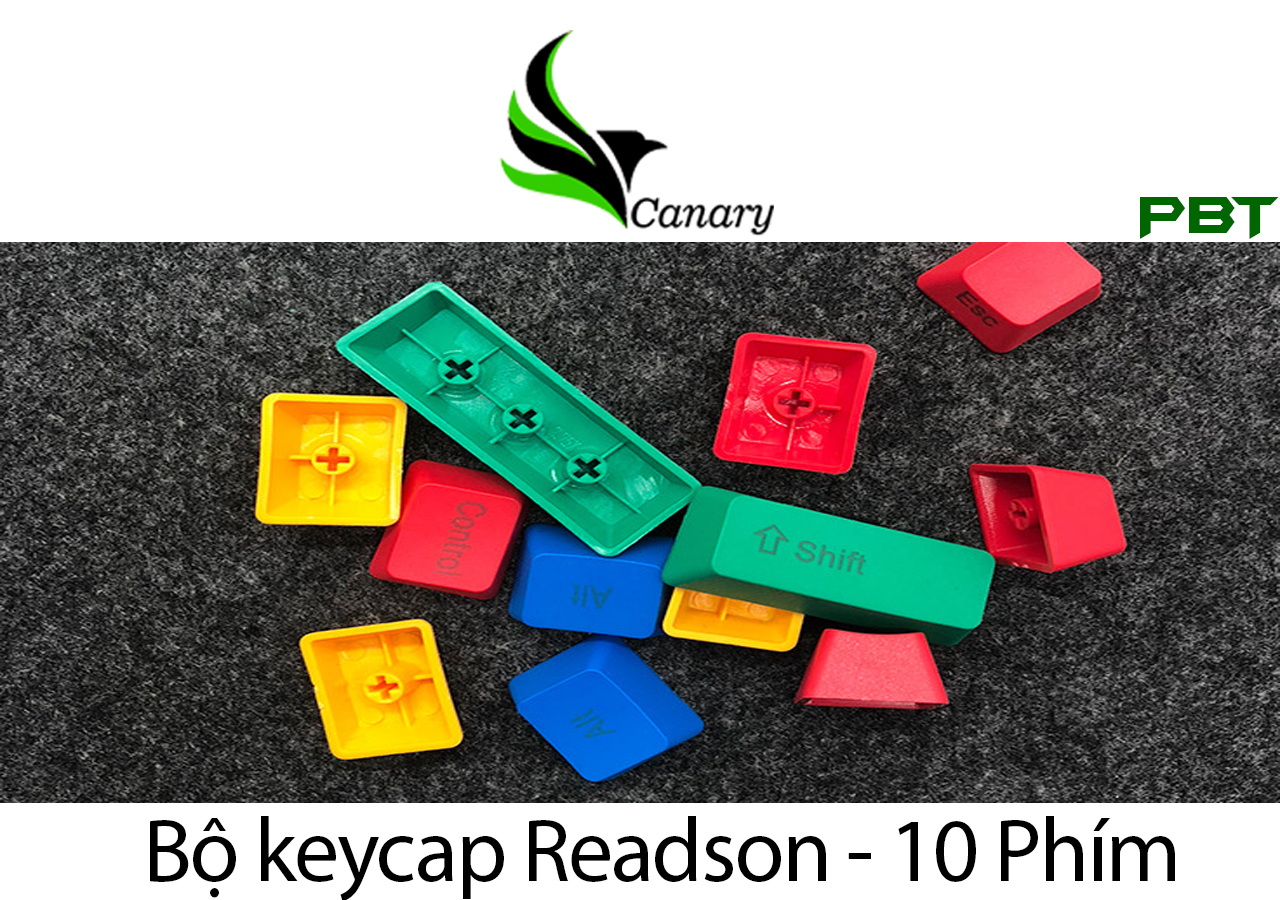 Nút bàn phím (keycap) 10 nút RGBY