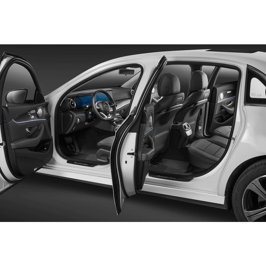 Thảm lót sàn xe ô tô Mercedes Ben GLC 2016+ Nhãn hiệu Macsim 3W chất liệu nhựa TPE đúc khuôn cao cấp - màu đen