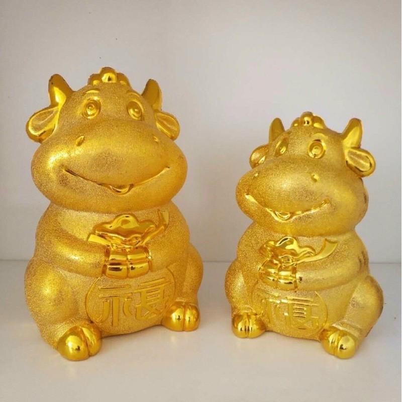 Trâu Vàng May Mắn Đựng Tiền Tiết Kiệm Cho Bé Mẫu Mới 2021