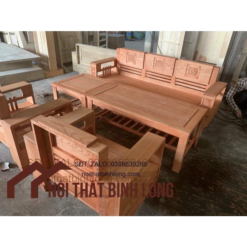 BỘ BÀN GHẾ GỖ SỒI NGA giá thật