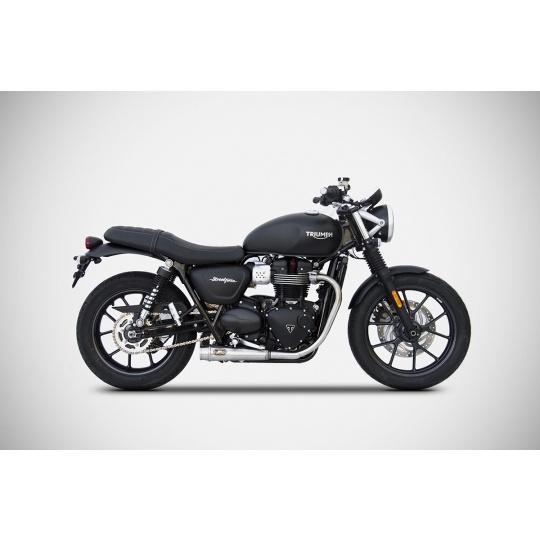 Pô Zard Triumph Street Twin - Slip On N.2 Silencers