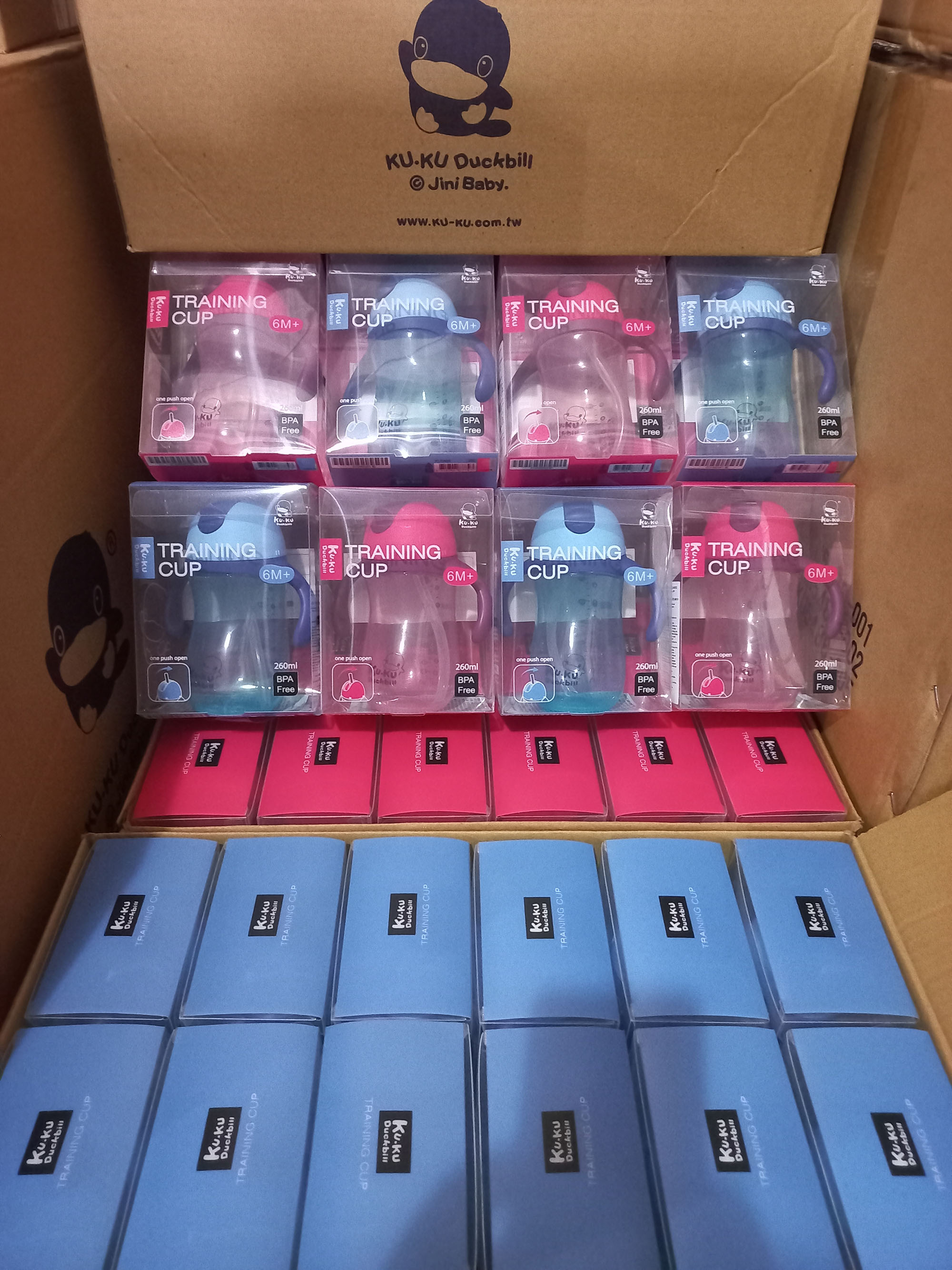 Bình Uống Nước Cho Bé Bằng Nhựa PP KuKu KU5485