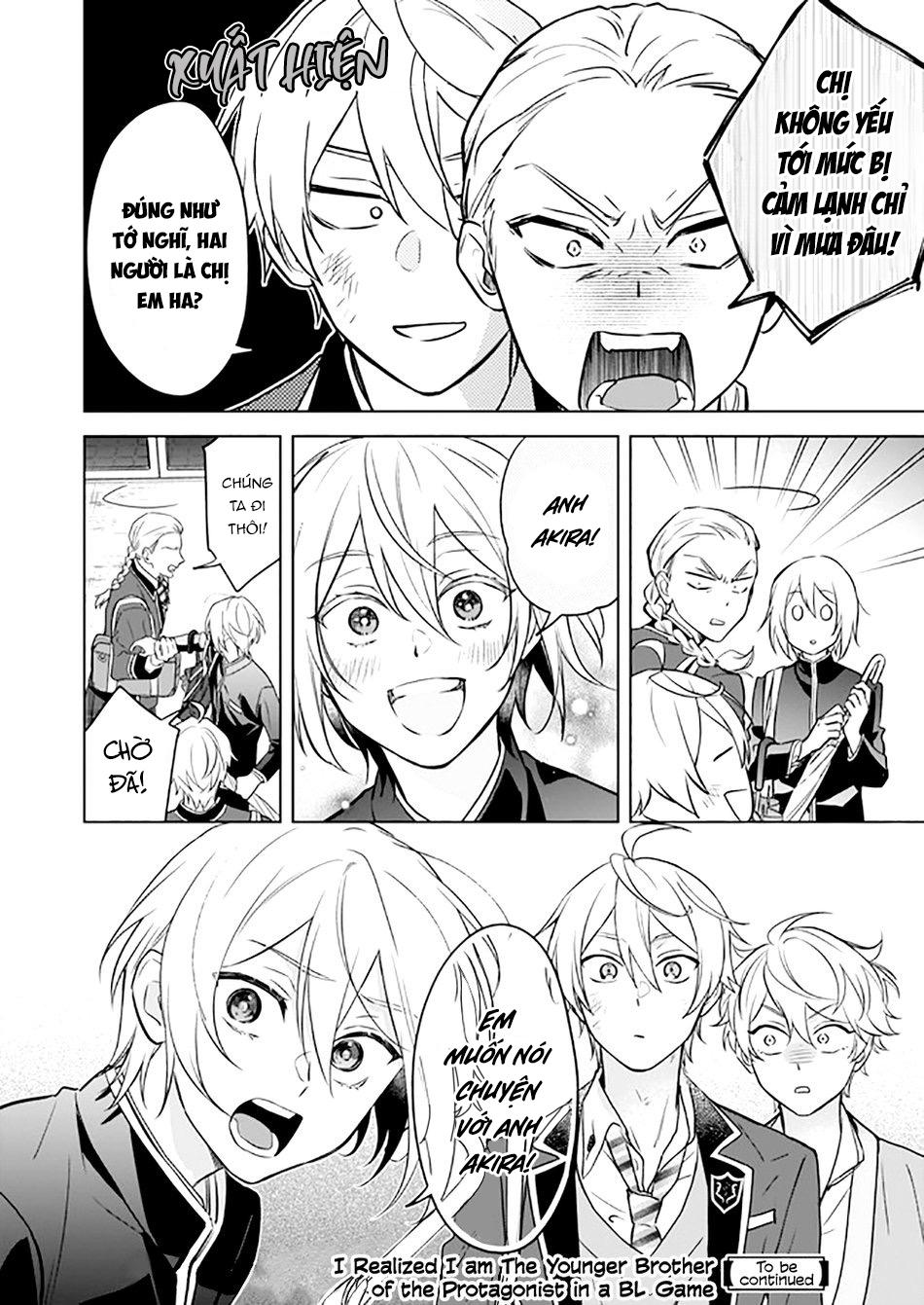 tôi nhận ra mình là em trai của nhân vật chính game bl chapter 11 20