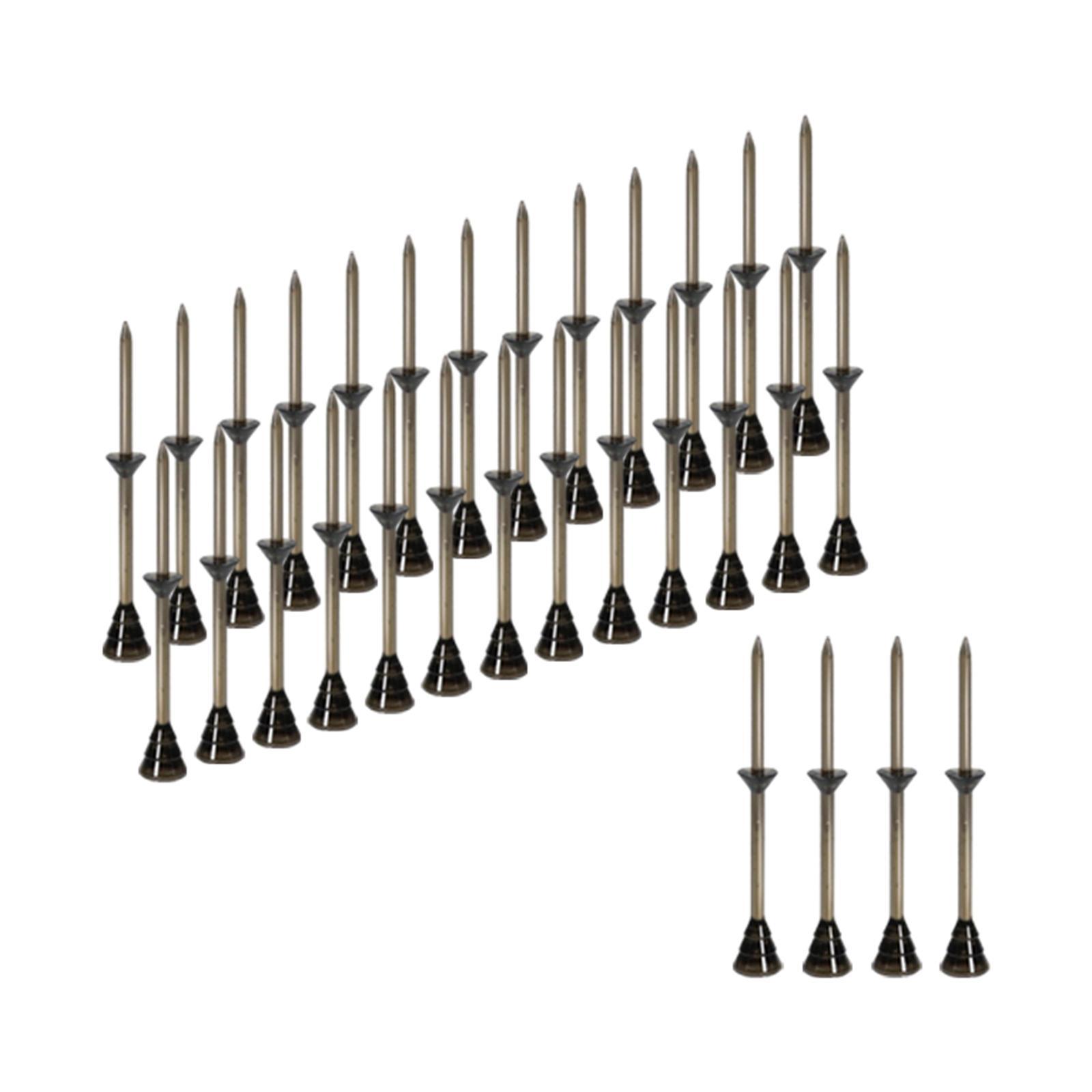 30x Golf Tees Big Cup Training Practice Beginner 83mm Golfing Accessory Ball Nail Holder