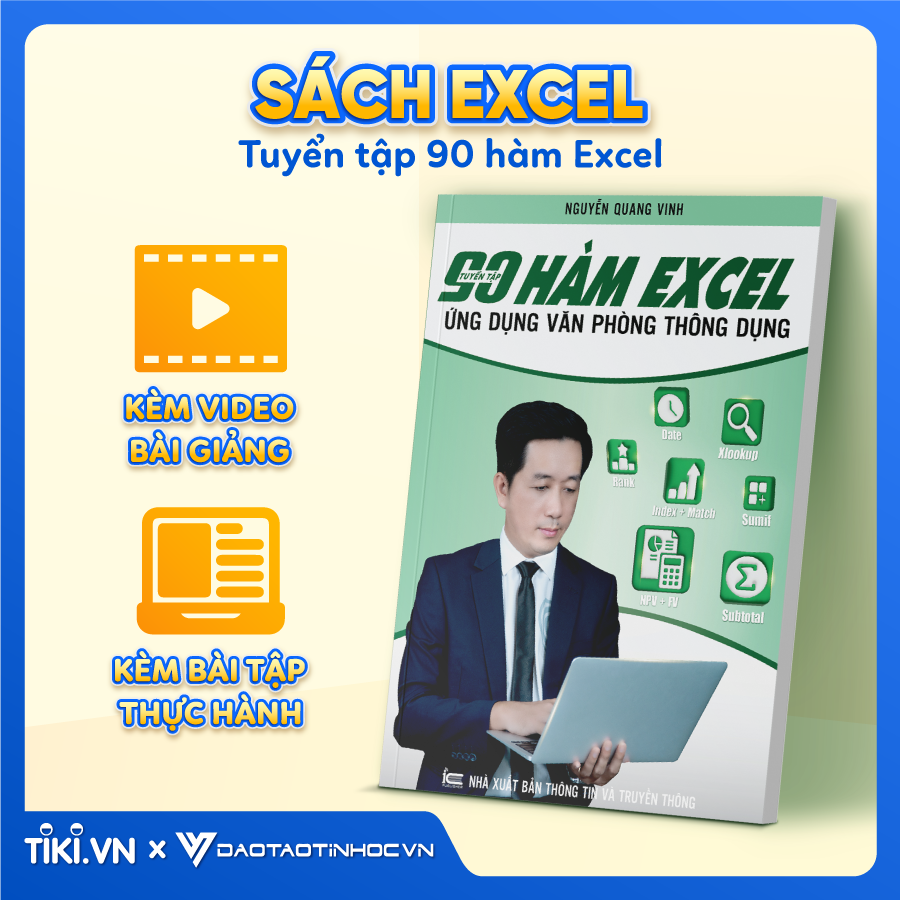 Combo 7 sách Word - Excel - Powerpoint - Google Sheet - 150 TT - Power Query - 90 Hàm Excel ĐÀO TẠO TIN HỌC Ứng Dụng Văn Phòng Thông Dụng