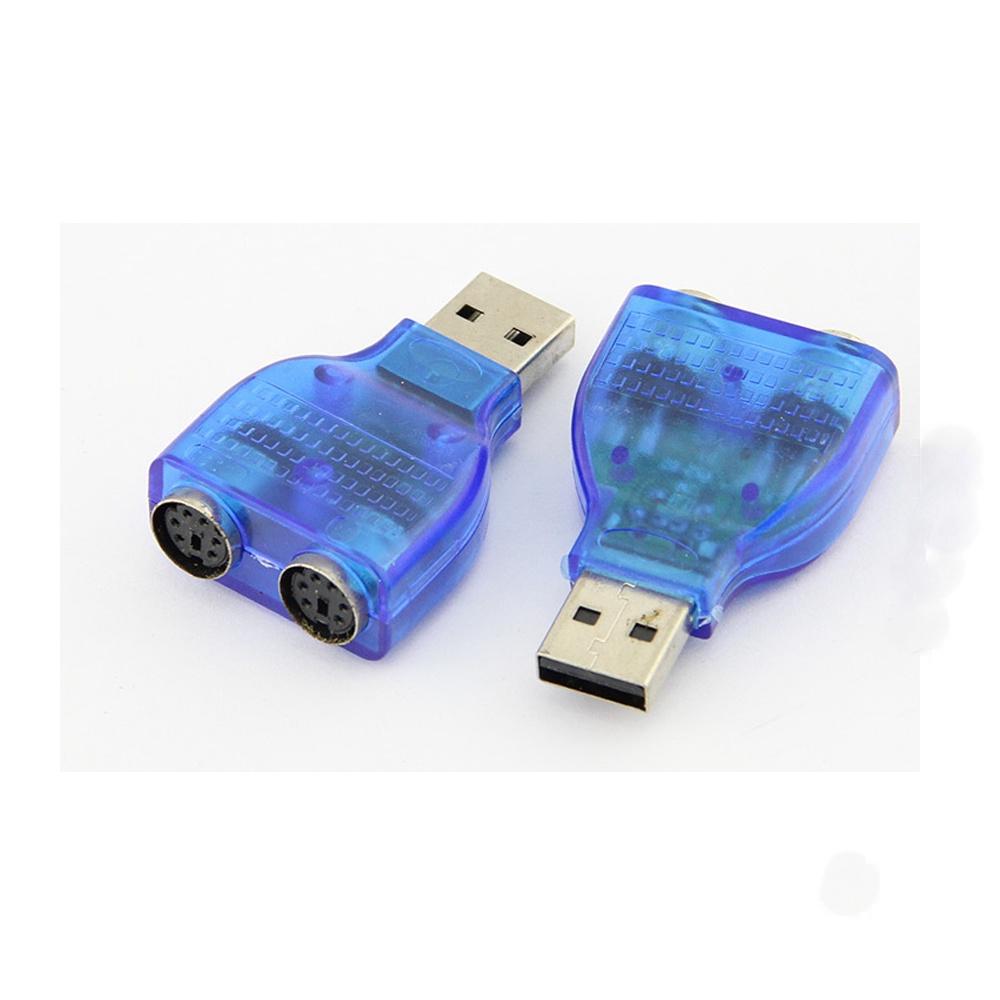 USB ra PS2 - Đầu chuyển đổi USB ra PS/2 cho bàn phím và chuột máy vi tính