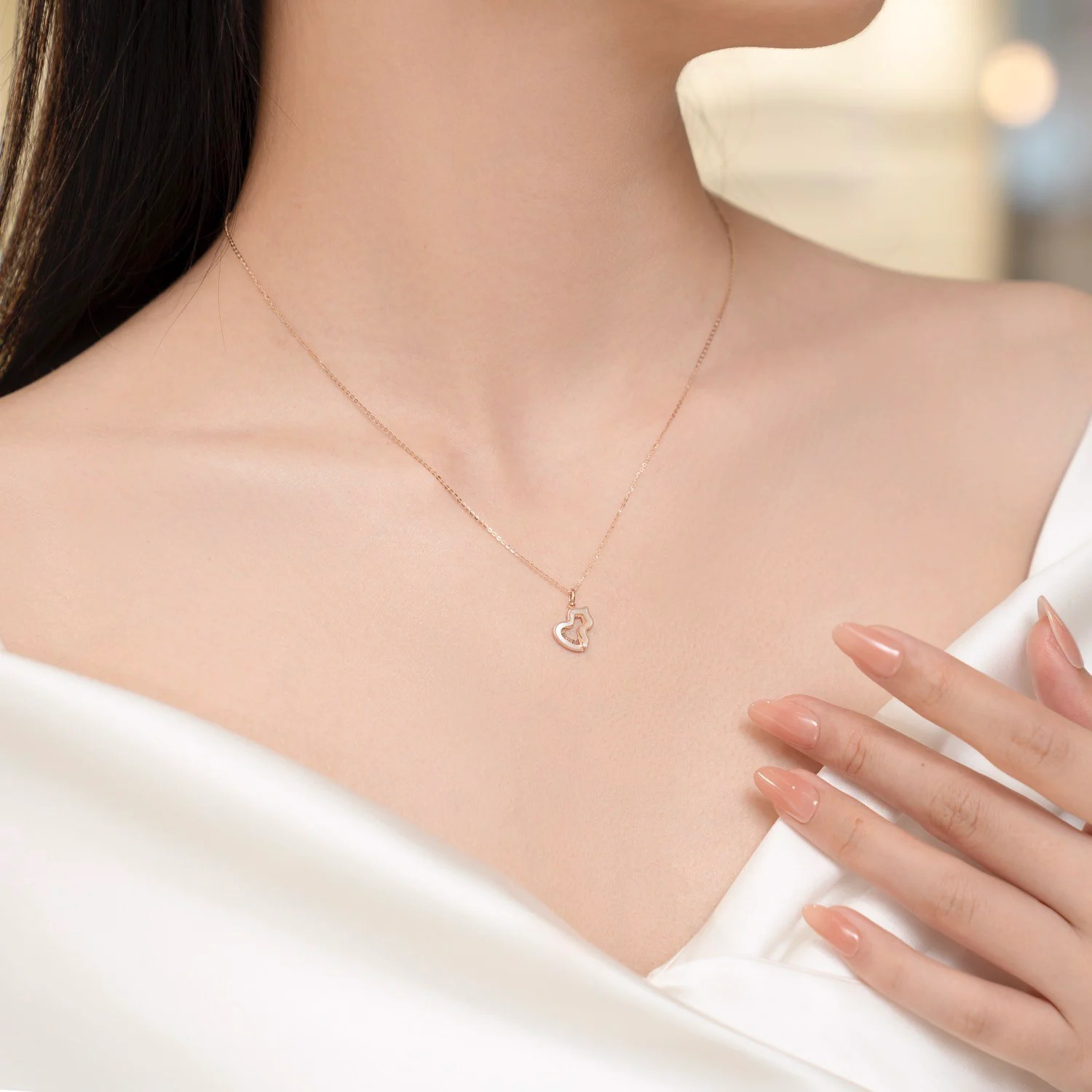 Dây Chuyền Vàng 18K DCZ011 Huy Thanh Jewelry