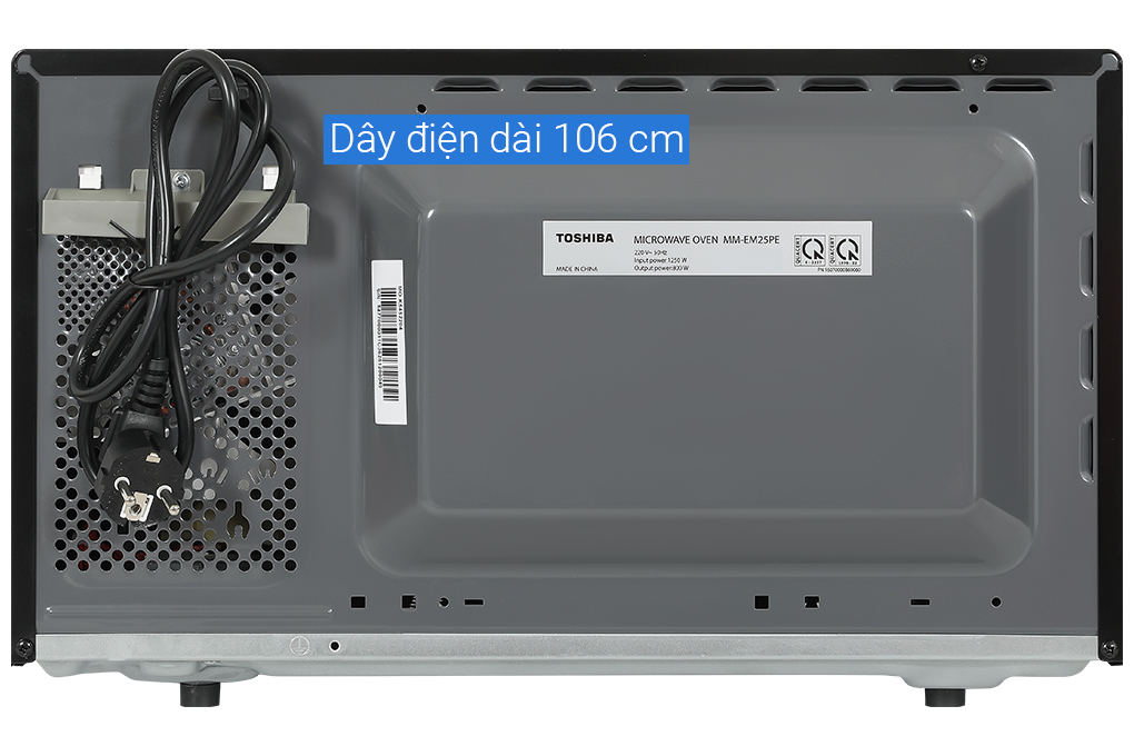 Lò vi sóng Toshiba MM-EM25PE(BM) 25 lít - Hàng chính hãng - Chỉ giao HCM