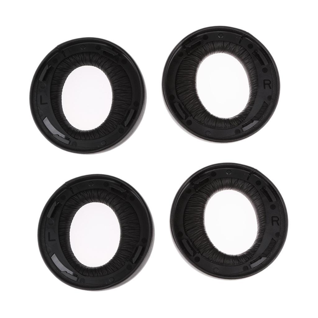 4Pieces Ear Pad Cushion Replacement For  Gold Wireless Headset PS3 PS4