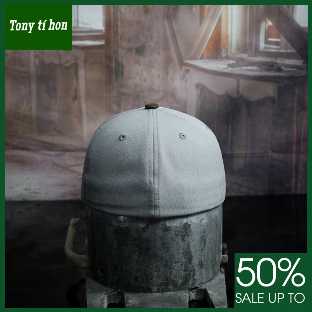 Tony tí hon - Mũ/nón kết lưỡi trai Brix.ton trắng xám bít đuôi thời trang nam nữ cao cấp