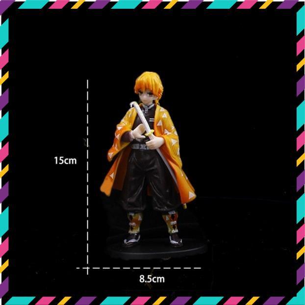 Mô Hình Thanh Gươm Diệt Quỷ , Tanjirou , Nezuko , Zenitsu , Inosuke , Giyuu - Figure Kimetsu No Yaiba, Cao 18-20cm