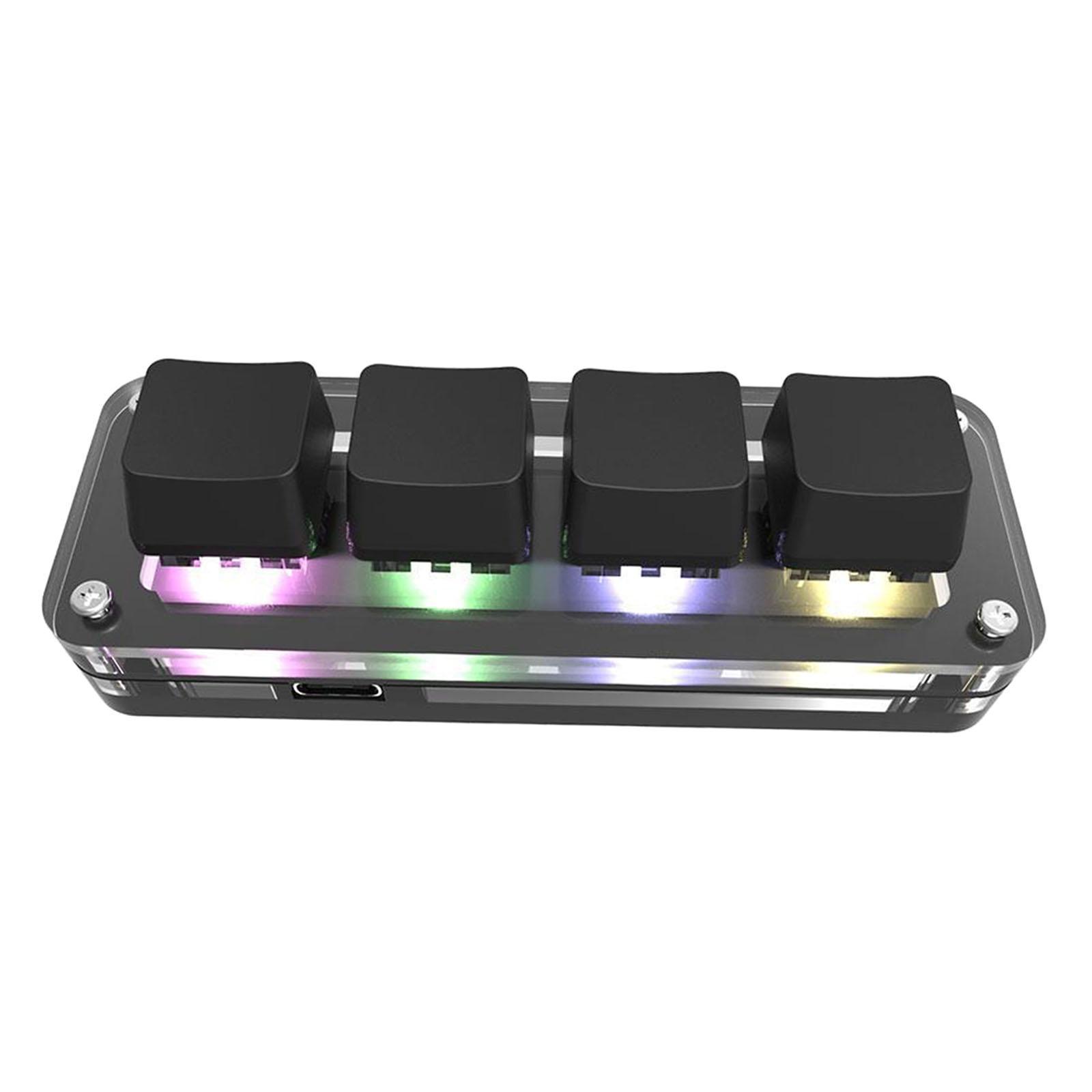 4 Keys Keyboard Replacement Copy Paste Keypad for Gaming Programming