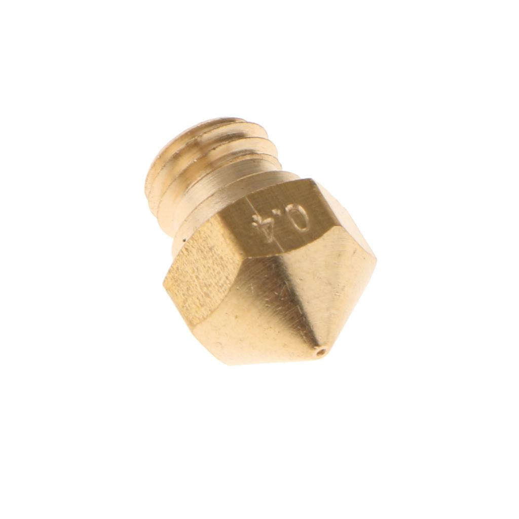 3D Printer Nozzle 0.2/0.3/0.4/0.6/0.8 mm Extruder Print Head For 1.75MM MK10