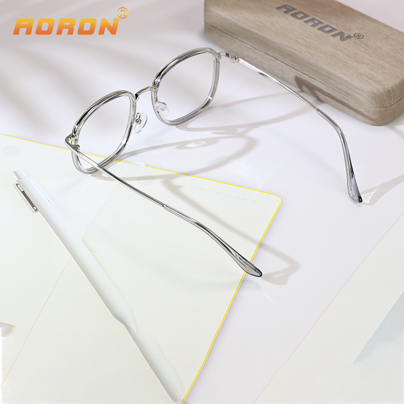 Gọng Kính Cận Aoron, Kính Giả Cận Nam Nữ, Mắt Kính Chống Ánh Sáng Xanh Gọng Kim Loại Siêu Nhẹ Phong Cách Hiện Đại, Năng Động - AK072