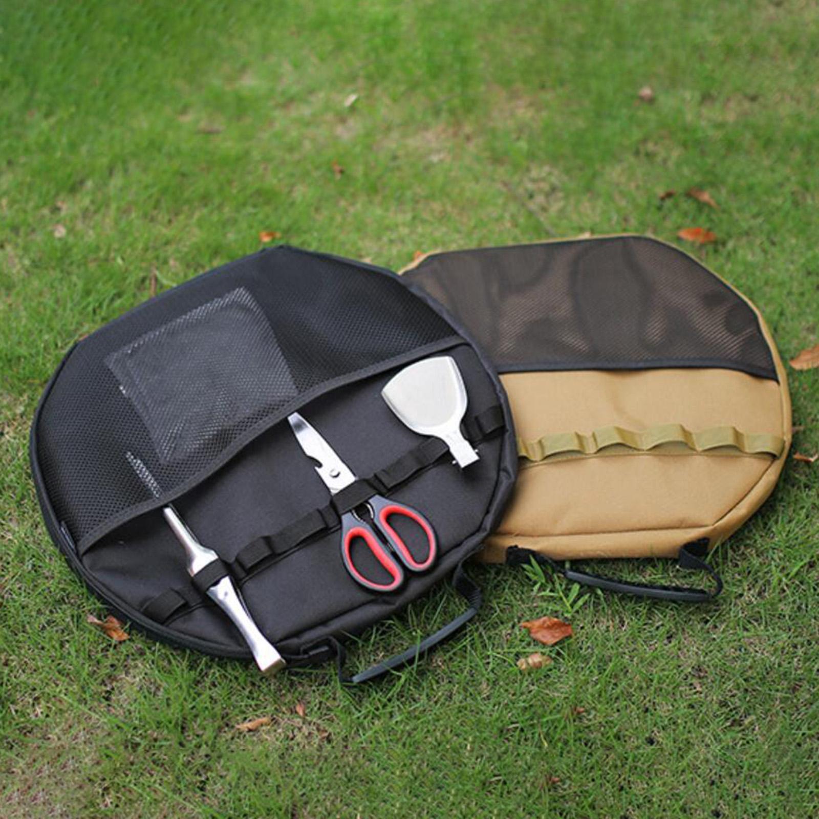 Baking Tray Storage Bag Utensils Cast Iron Skillet Bag for Picnic Travel BBQ