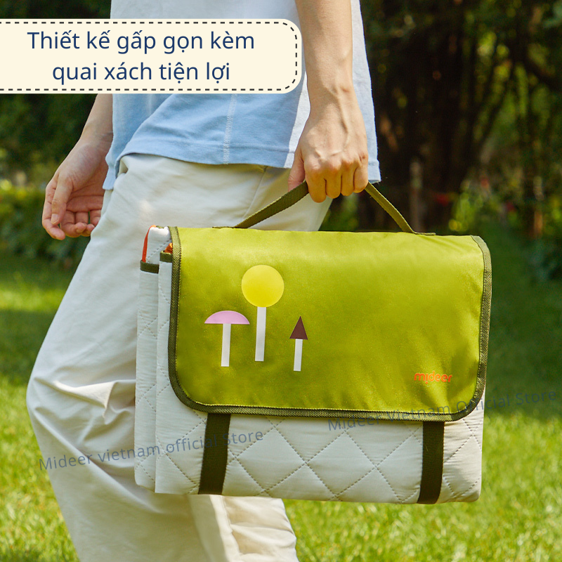 Lều cho bé gấp gọn kèm thảm dã ngoại cắm trại chống thấm nước Mideer Deer Camp Party