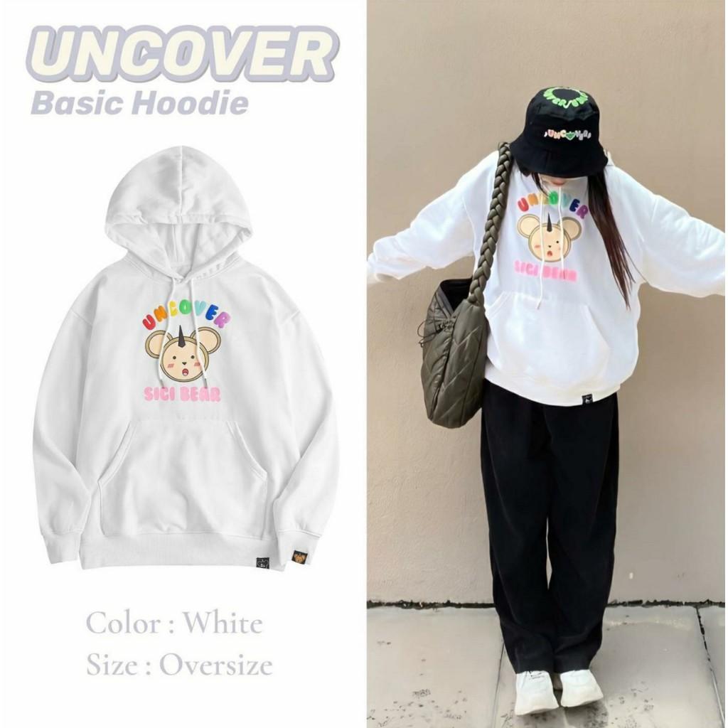 Áo Hoodie Nỉ Bông UNCOVER SICI BEAR Unisex