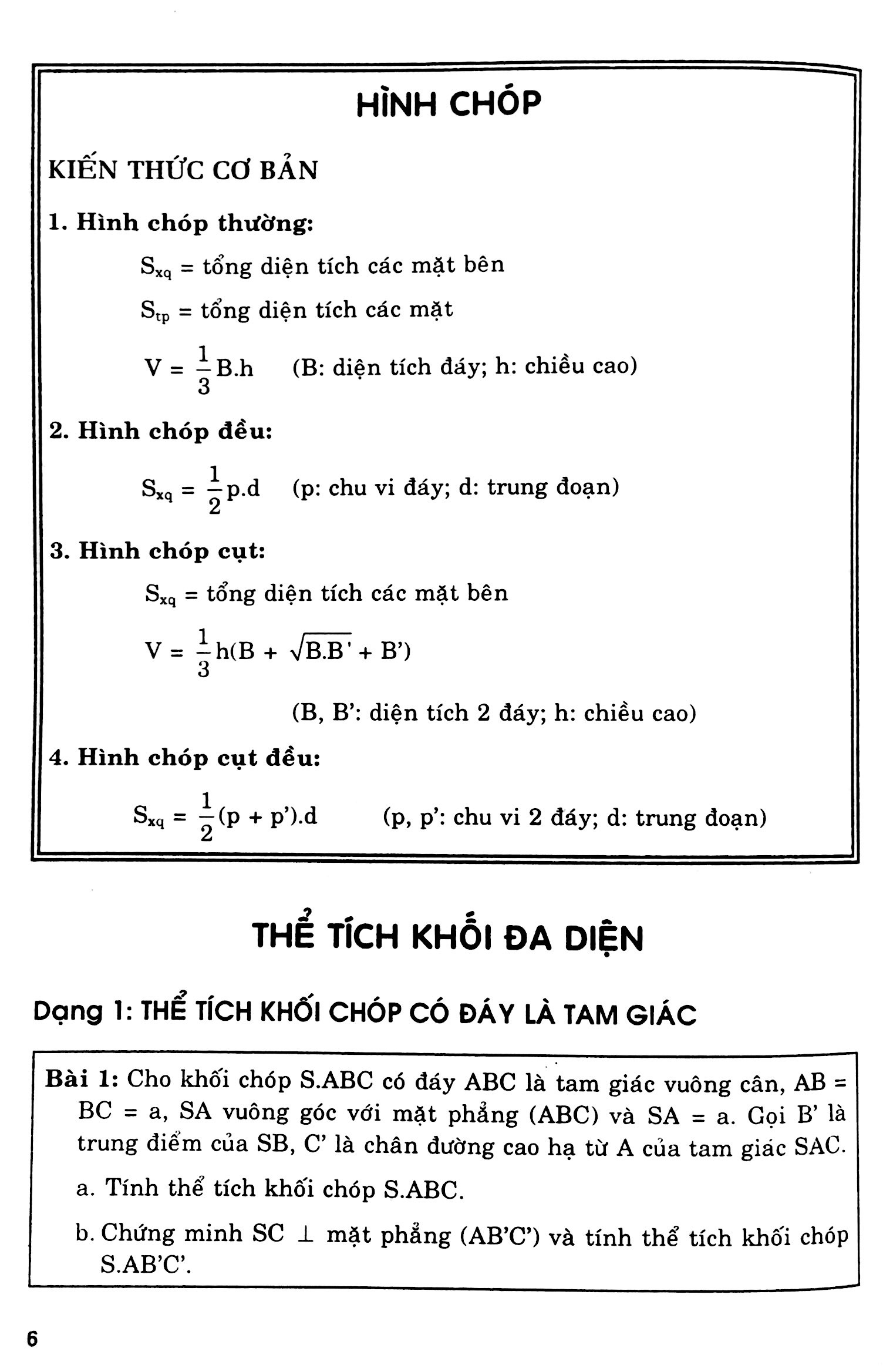 Phân Loại Và Phương Pháp Giải Các Dạng Bài Tập Hình Học 12