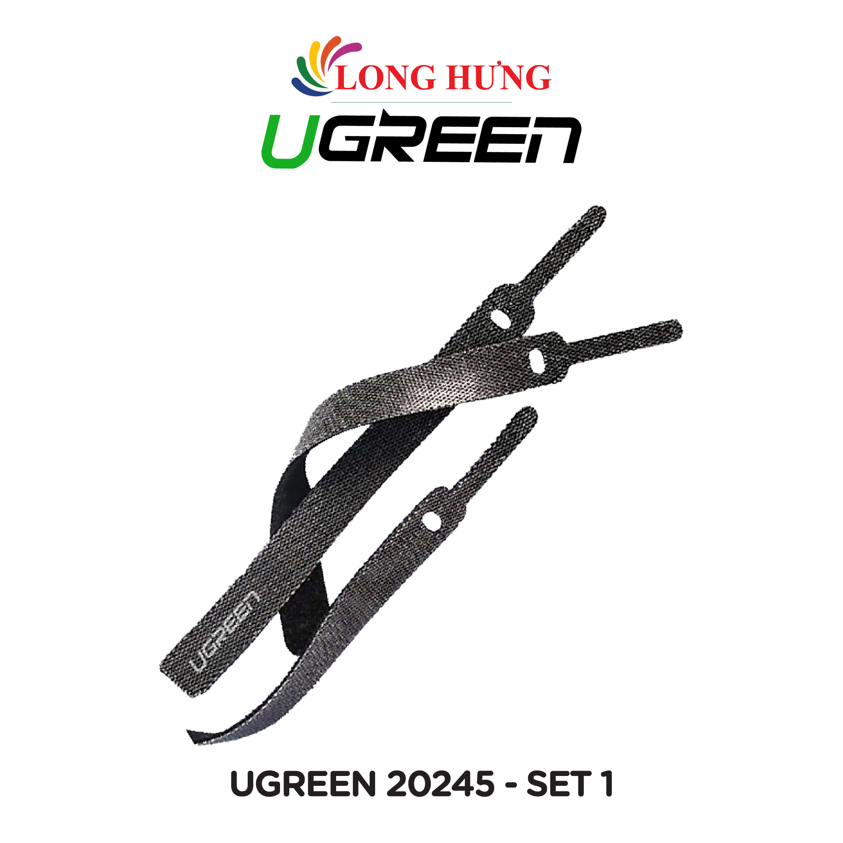 Dây dán Velcro Ugreen Cable Winder 18cm 20245 - Hàng chính hãng