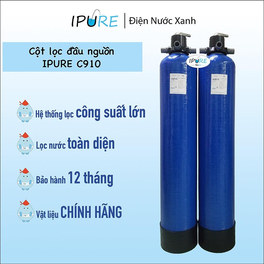 Cột lọc nước đầu nguồn DNX IPURE công suất lớn lọc nước hệ thống cho gia đình