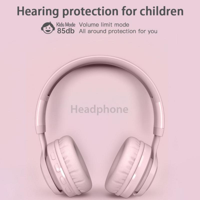Đèn LED Tai Nghe Không Dây Tai Nghe Nhiều Màu Sắc Tai Nghe Có Thể Gập Lại Điều Chỉnh Tai Nghe Stereo Tai Nghe Chụp Tai Dành Cho Điện Thoại Máy Tính Chơi Game