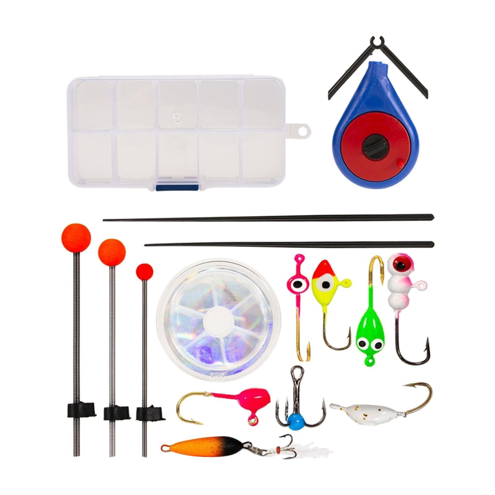 Ice Fishing Rod Set Portable Winter Fishing Hook Ice Fishing Rod Top Tip