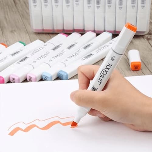 Bút màu Marker Touch Touchliit 6 loại hộp nhựa 30/40/60/80 màu