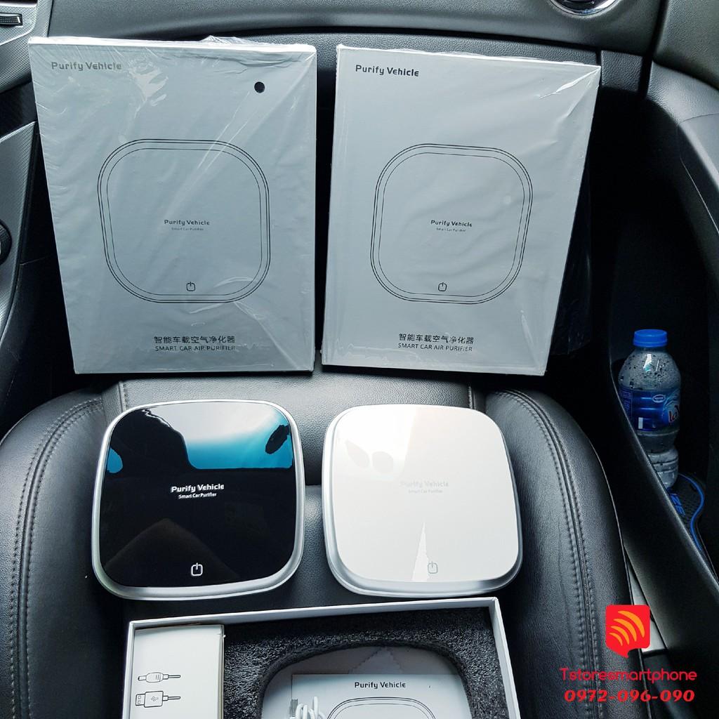 Máy lọc không khí ô tô Purify Vehice XJ-002, xe hơi, chống say xe, lọc bỏ khói và bụi mịn PM2.5 tạo ion và khử mùi hôi