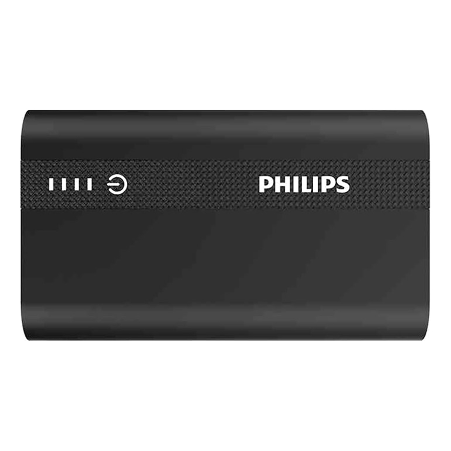 Pin Sạc Dự Phòng Tích Hợp Cổng USB-C Philips DLP2101QBK 10000mAh QC 3.0 - Hàng Chính Hãng