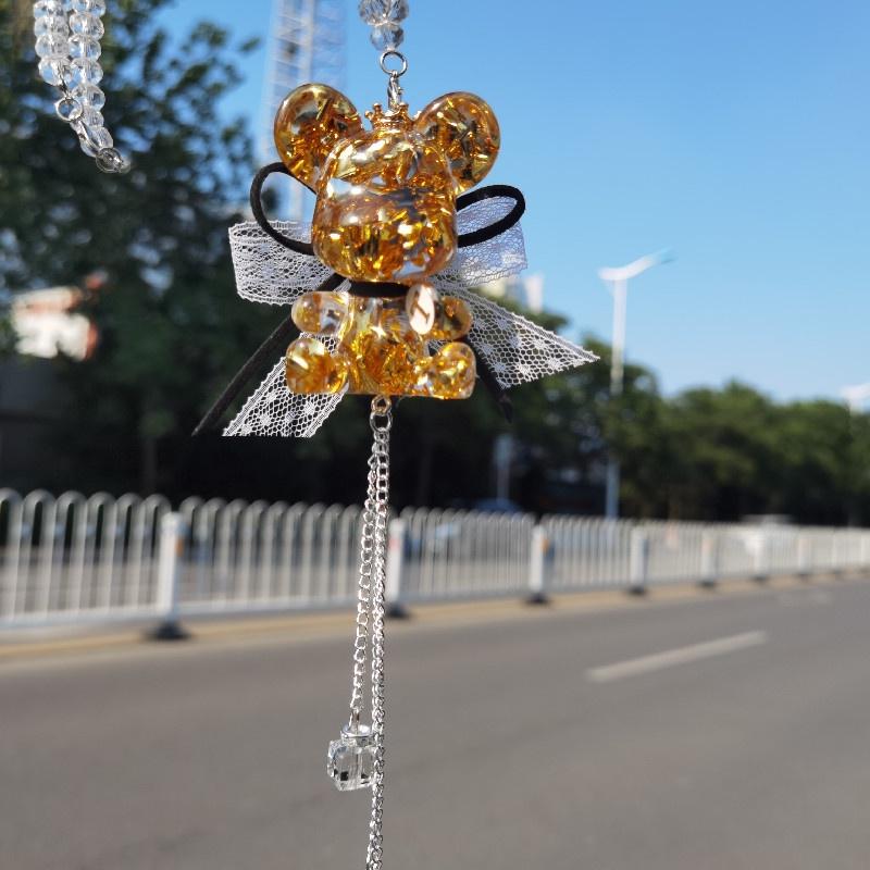 Dây Treo Trang Trí Nội Thất Xe Hơi Hình Gấu Hoạt Hình Dễ Thương