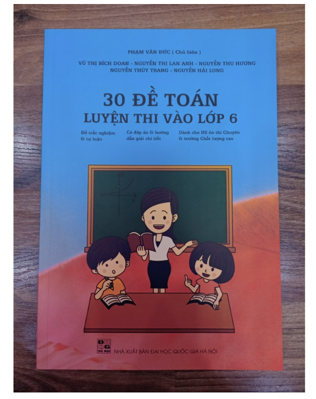 Sách - Combo 3 cuốn 30 đề luyện thi vào lớp 6